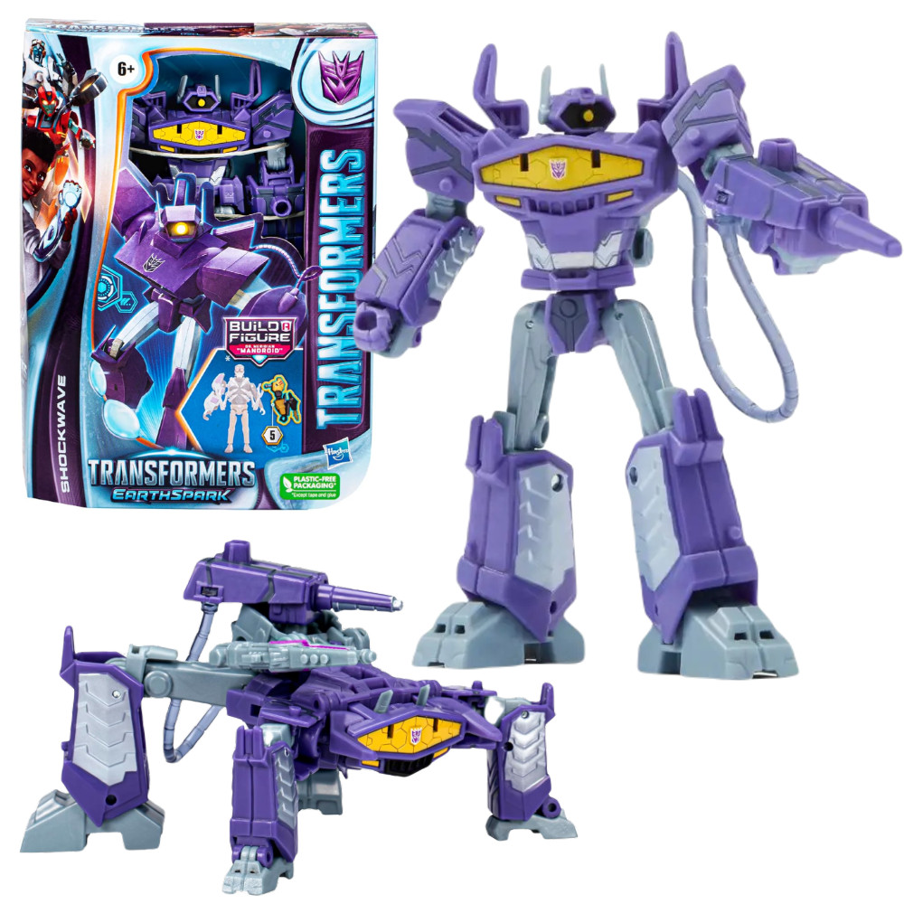 Transformers EarthSpark Figurka Auto Bot 2w1 Shockwave F6736