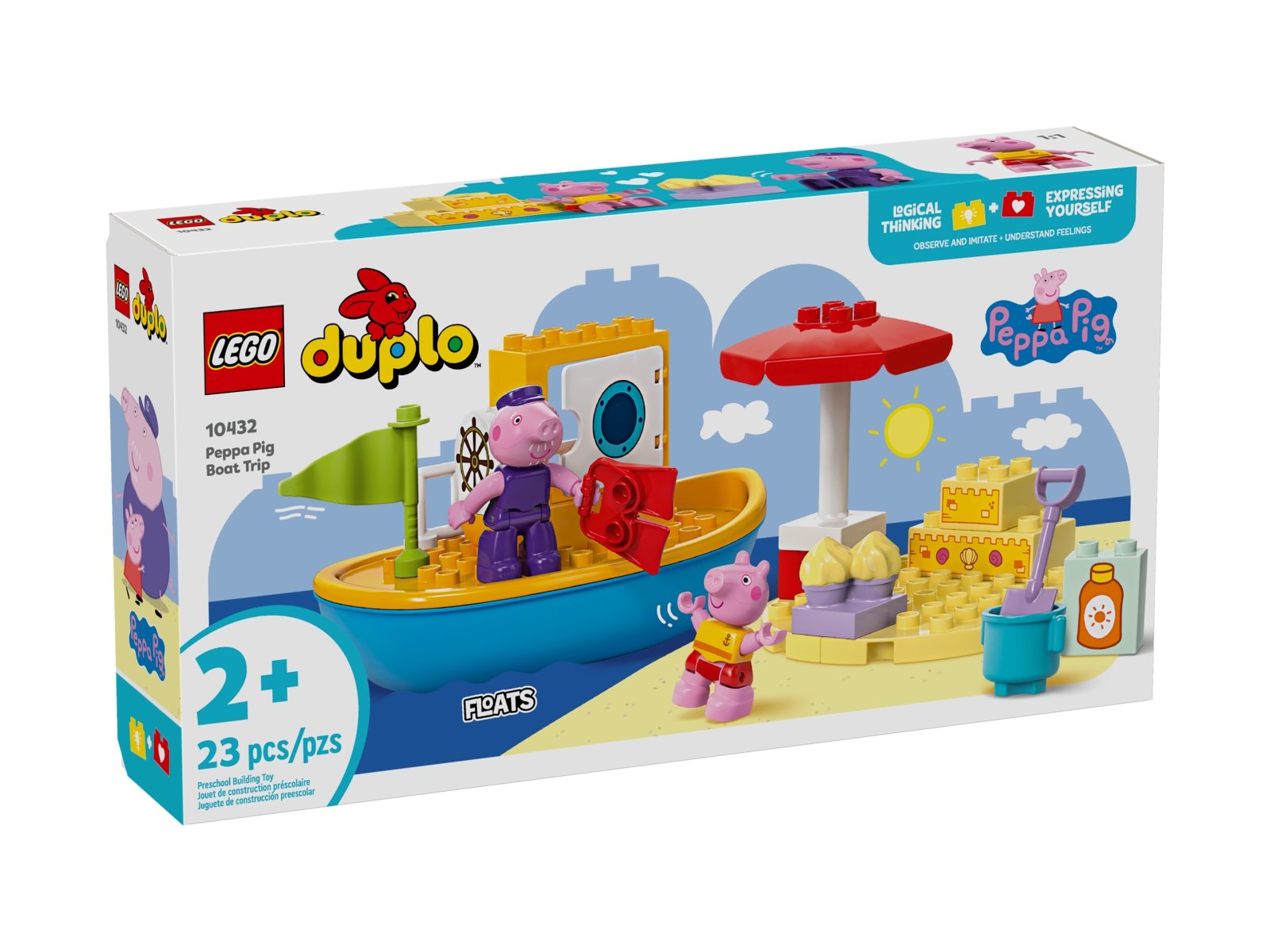 LEGO Duplo Peppa i rejs łodzią 10432