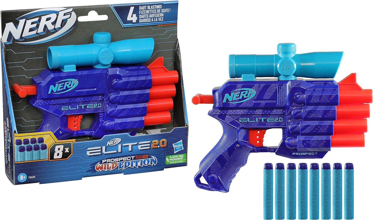 Nerf Elite 2.0 Prospect QS-4 Wild Edition F5404