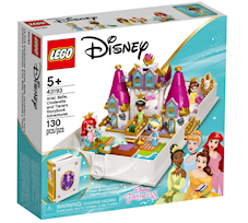 Lego Disney Książka z przygodami Arielki, Belli, Kopciuszka i Tiany 43193