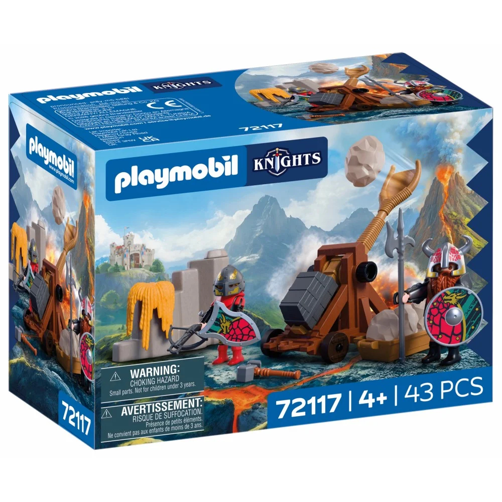 Playmobil Knights Katapulta Rycerza Herbu Lew 72117