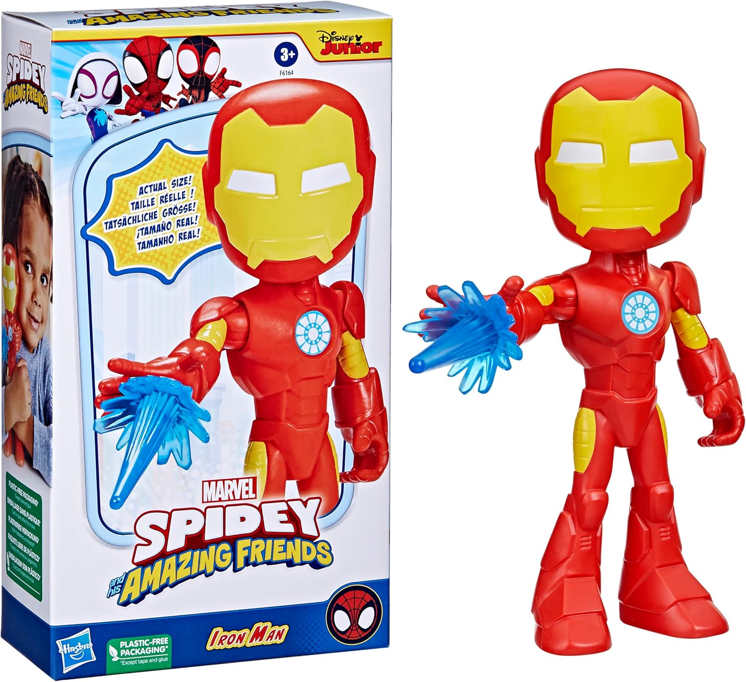 Hasbro Spidey i Super Kumple Figurka Iron Man z bronią 23 cm F6164