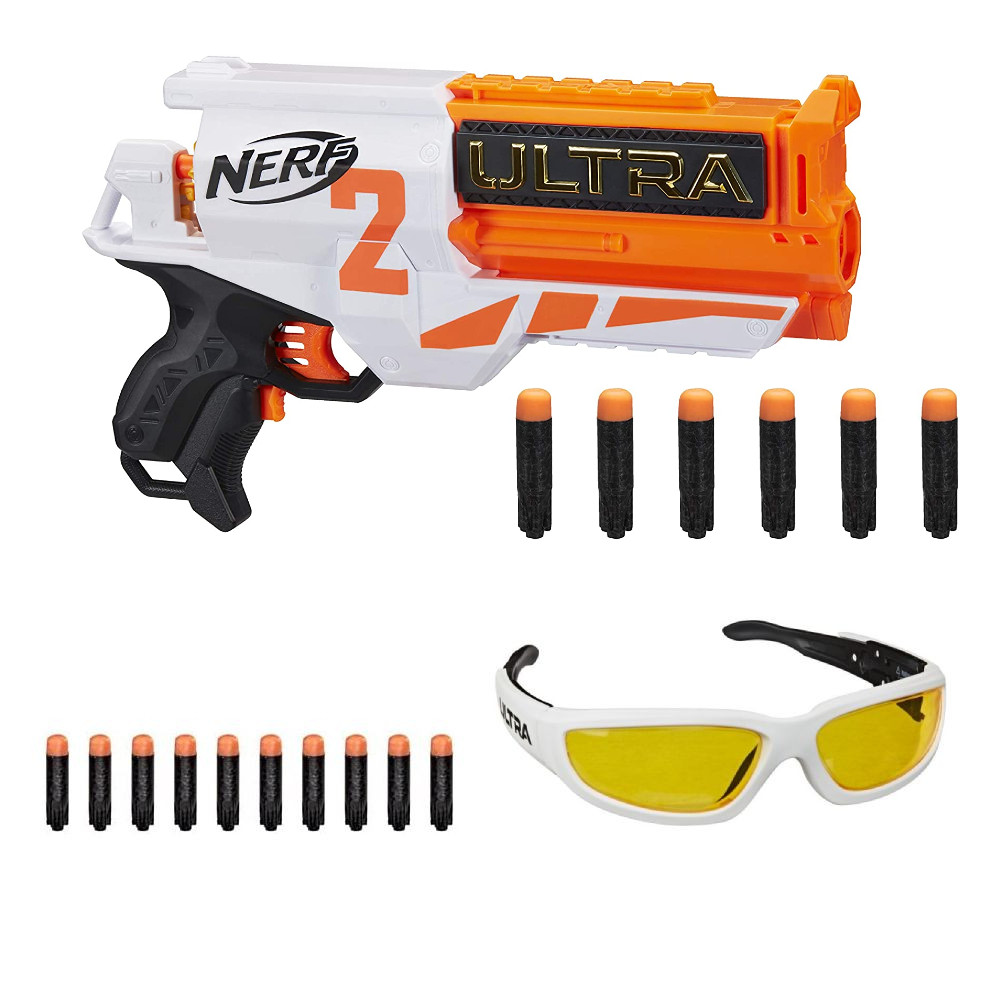 Nerf Ultra Rewolwer Two E7922 + Okulary i Strzałki E9836