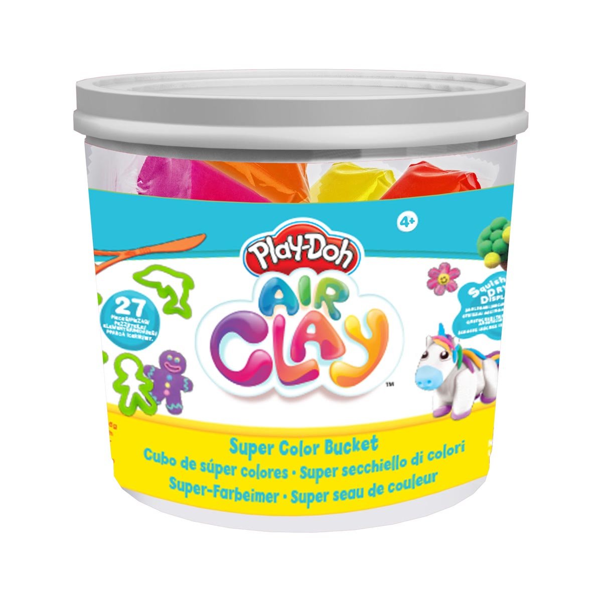 Play-Doh Air Clay Super Color Bucket Wiaderko 0179