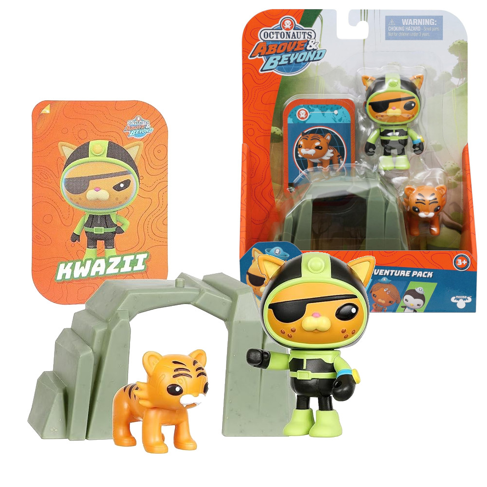 Oktonauci Zestaw Figurka Kocuro Kwazii Adventure Pack 61100