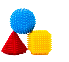 Sensory Toys Radosne kształty sensoryczne kształty 3 szt. 99582
