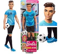Lalka Barbie Ken I can be - Kariera Piłkarz FXP01 FXP02