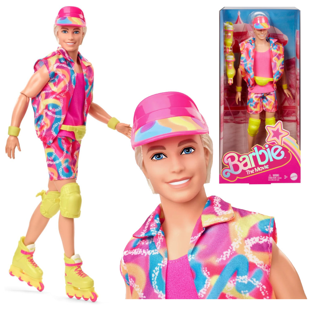 Barbie Lalka Filmowa Ken na Rolkach Ryan Gosling HRF28