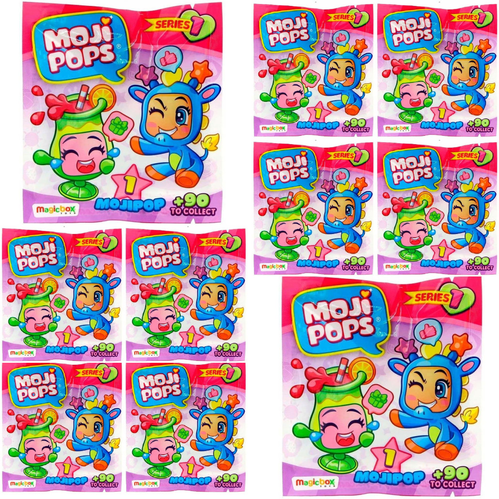 Moji Pops Zestaw 10 Saszetek Figurka niespodzianka x 10 Seria 1 