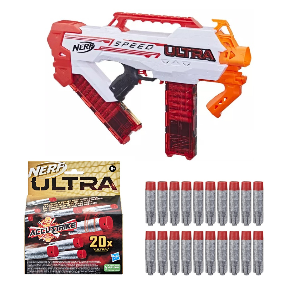 Nerf Ultra Speed F4929 + 20 strzałek Ultra Accustrike F2311