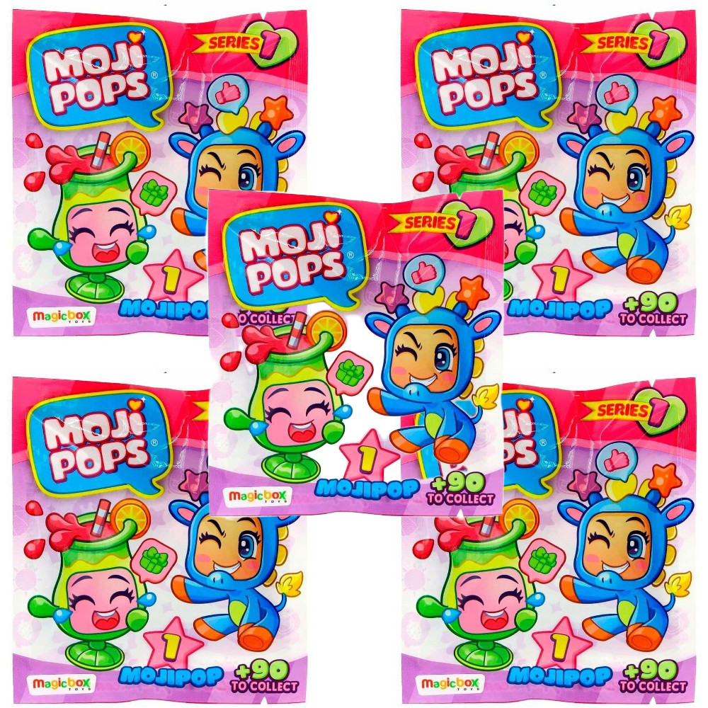 Moji Pops Zestaw 5 Saszetek Figurka niespodzianka x 5 Seria 1 