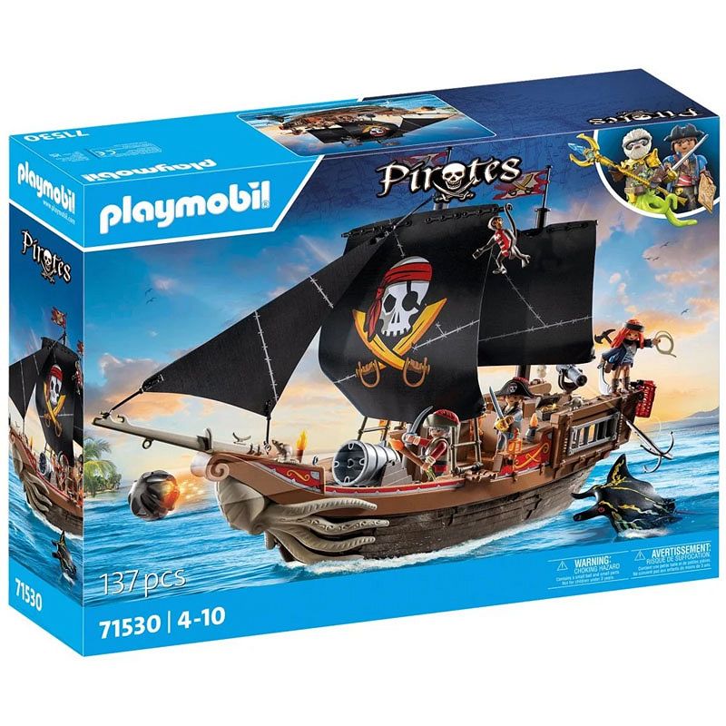 Playmobil Piraci Duży Statek Piracki 71530