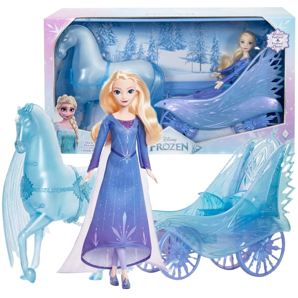 Frozen Zestaw Elsa i Nokk Zimowa Karoca JBG56