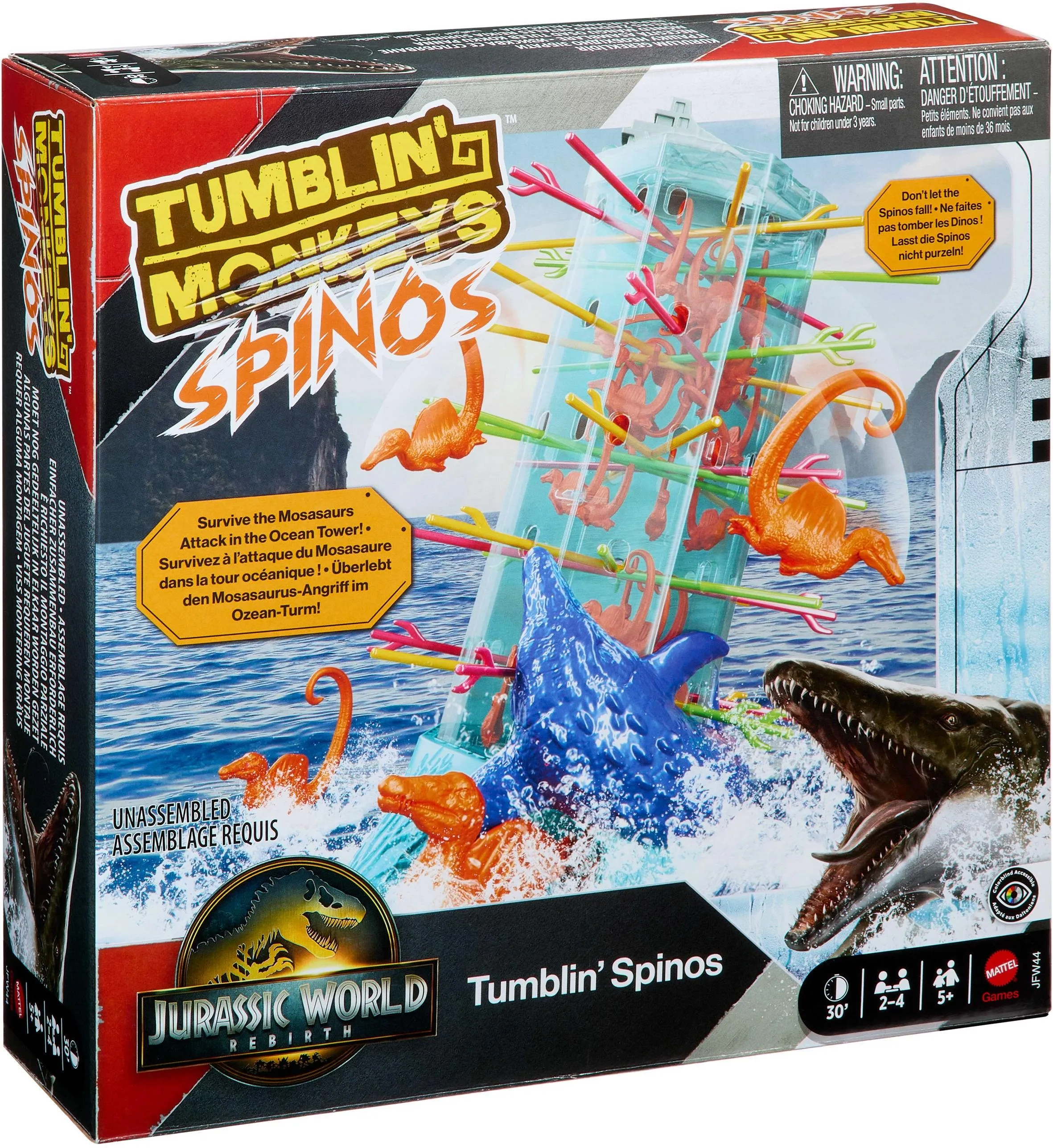 Gra Spadające Dinozaury Spinozaury Jurassic World JFW44