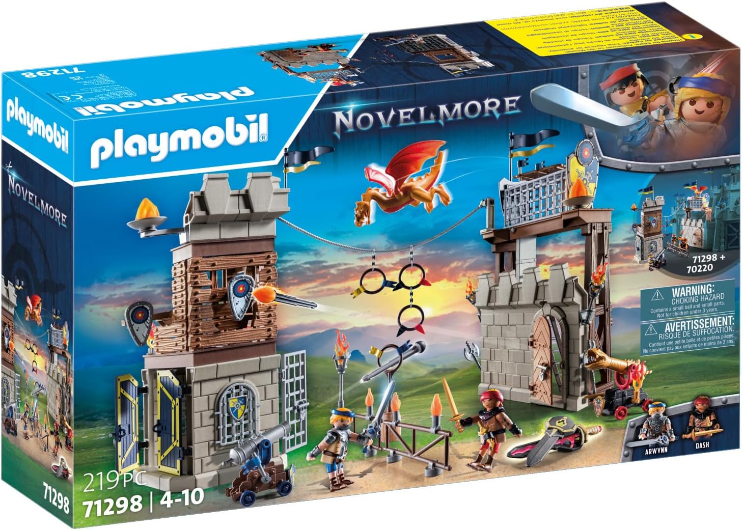 Playmobil Novelmore vs. Burnham Raiders - Plac turniejowy 71298