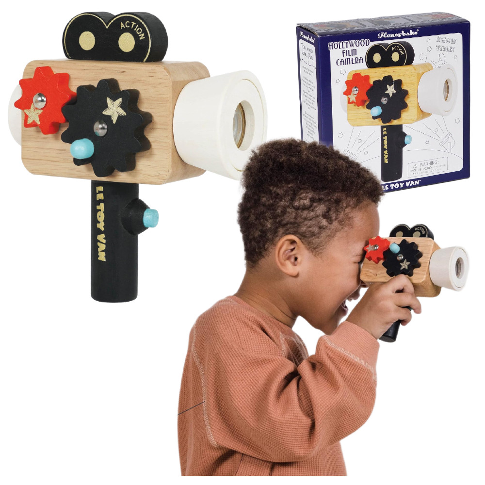 Le Toy Van Hollywoodzka Drewniana Kamera Filmowa TV334