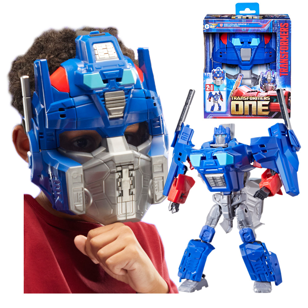 Transformers One 2w1 Maska i Figurka Optimus Prime F9182