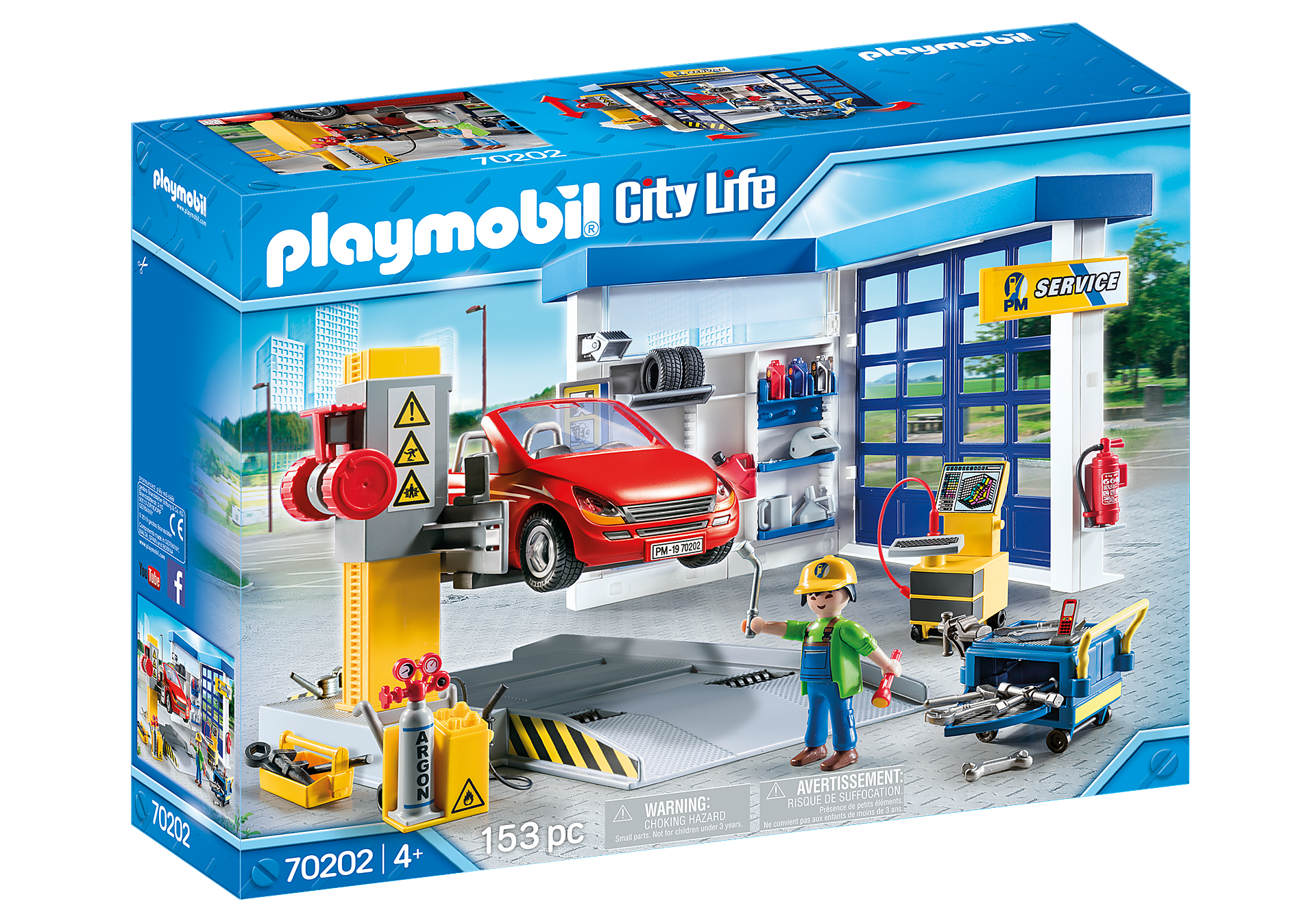 Playmobil City Life Warsztat samochodowy 70202