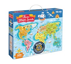 CzuCzu Puzzle Mapa Świata 300 el. 491934
