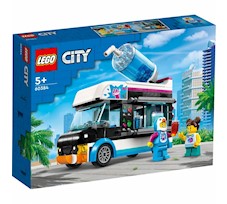 LEGO City Pingwinia furgonetka ze slushem 60384 uszkodzone opakowanie