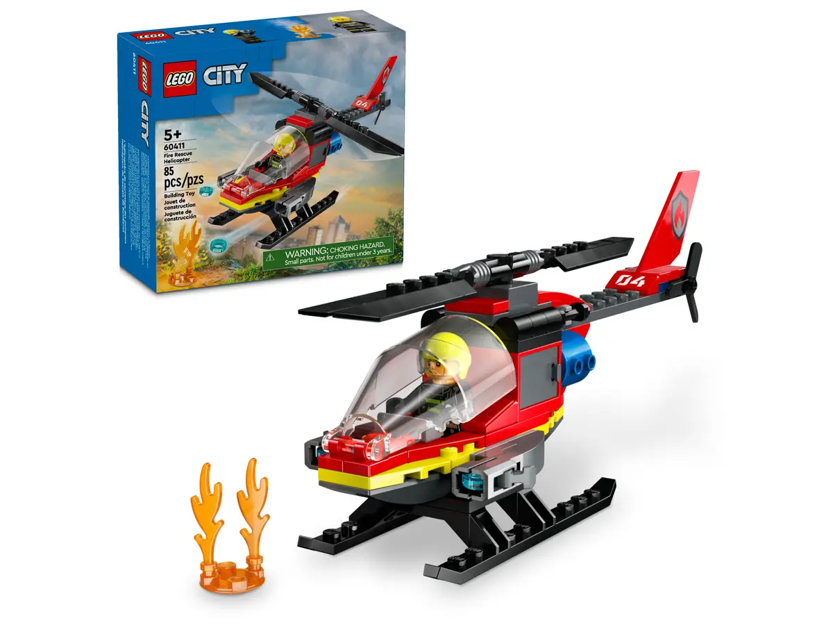 Lego City Strażacki Helikopter Ratunkowy 60411