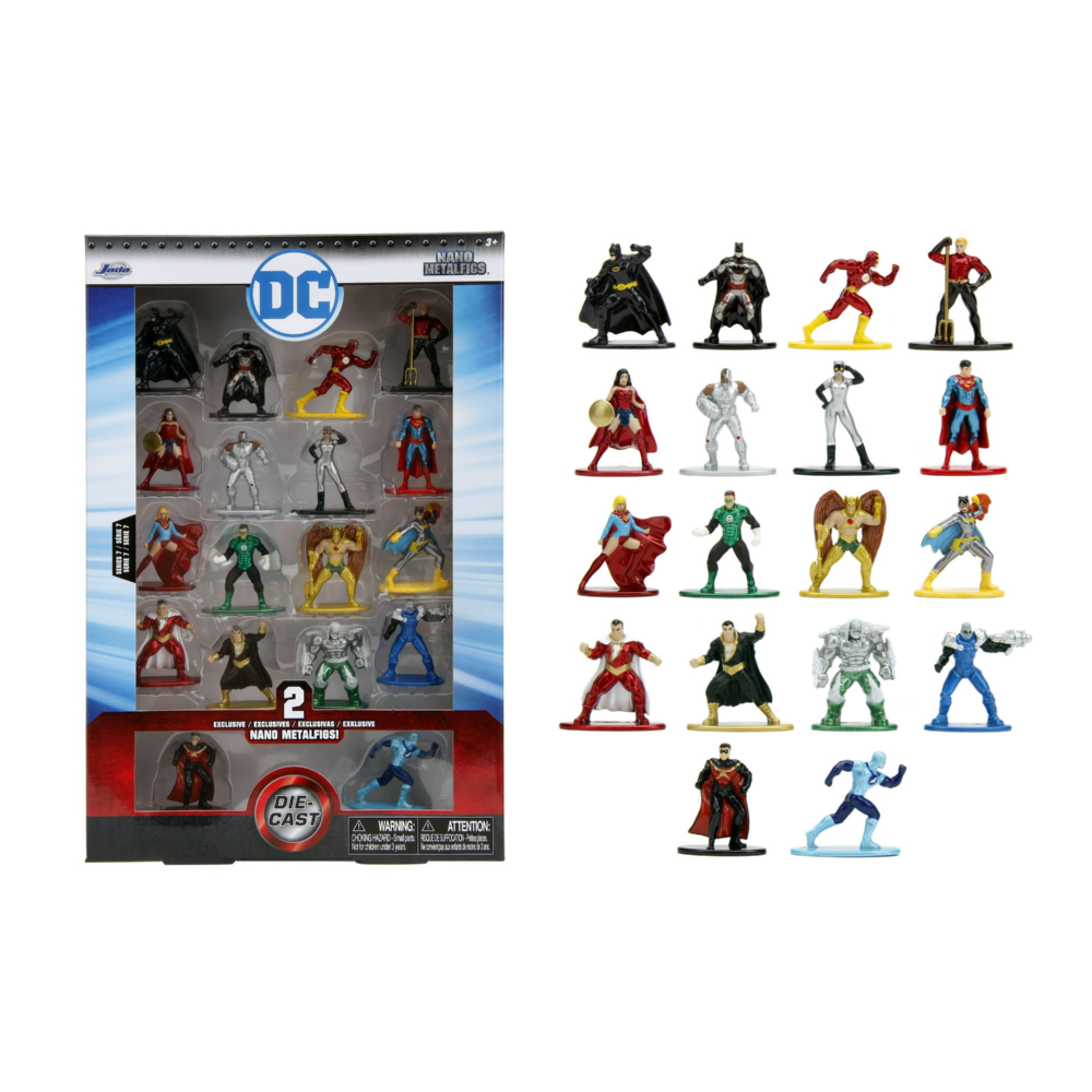 Jada DC Zestaw Nano Metalfigs 18 Figurek Bohaterów 33785