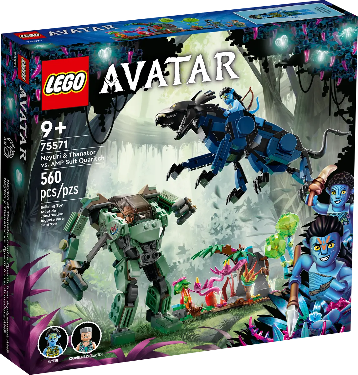 LEGO Avatar Neytiri i Thanator kontra Quaritch w Kombinezonie PZM 75571