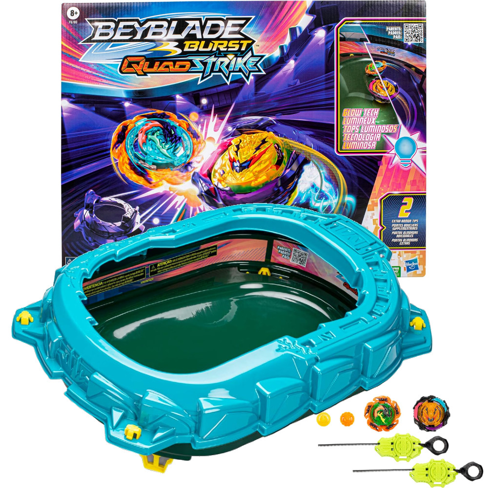 Beyblade Burst Quad Strike Light Ignite Battle - Arena F6780