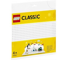 LEGO Classic Biała płytka konstrukcyjna 11010
