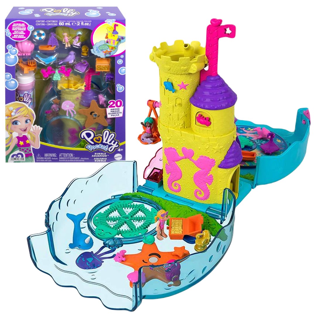 Mattel Polly Pocket Zestaw Bąbelkowe akwarium HHH51