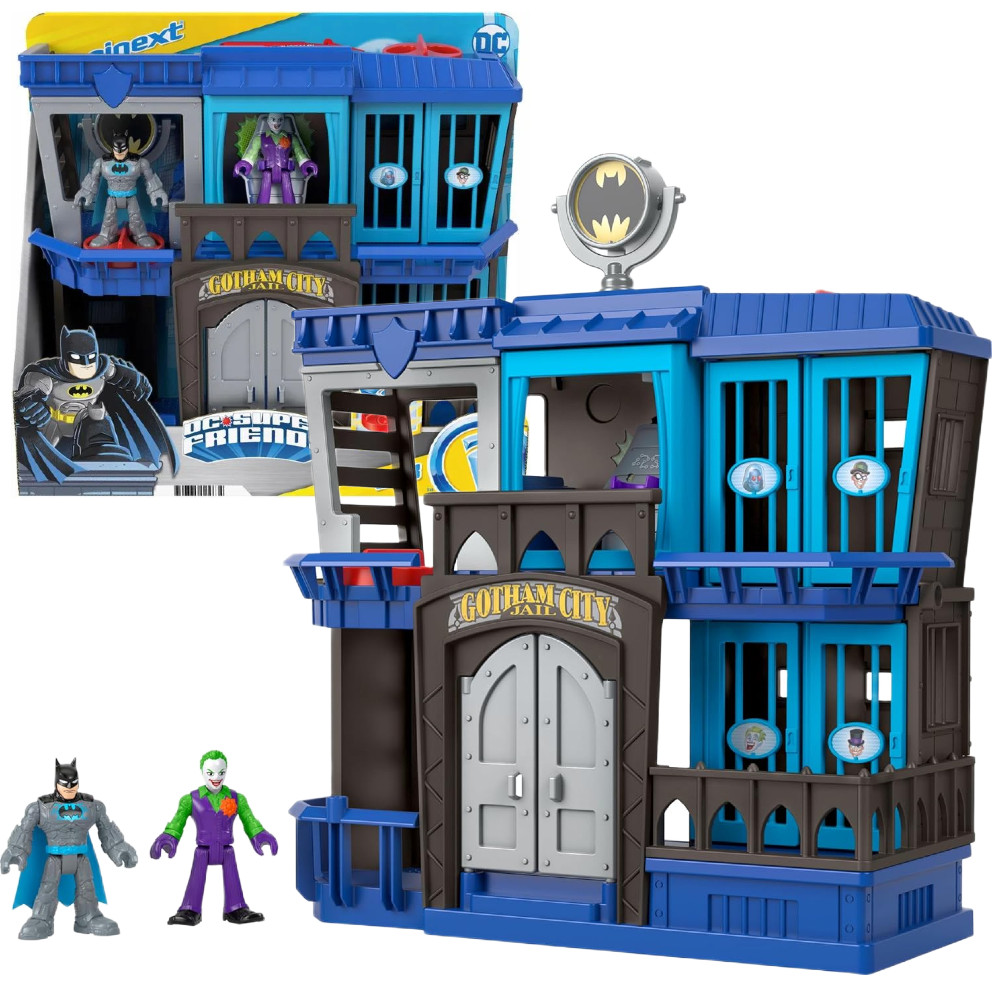 Fisher-Price Więzienie w Gotham City + 2 figurki Batman i Joker HHP81