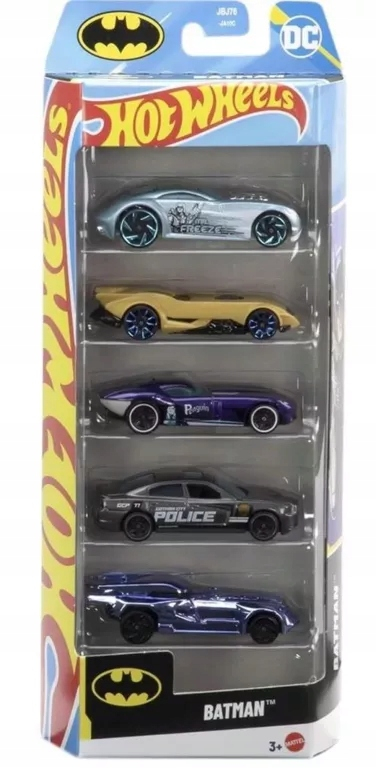  Hot Wheels Samochodziki 5-Pak Batman JBJ76