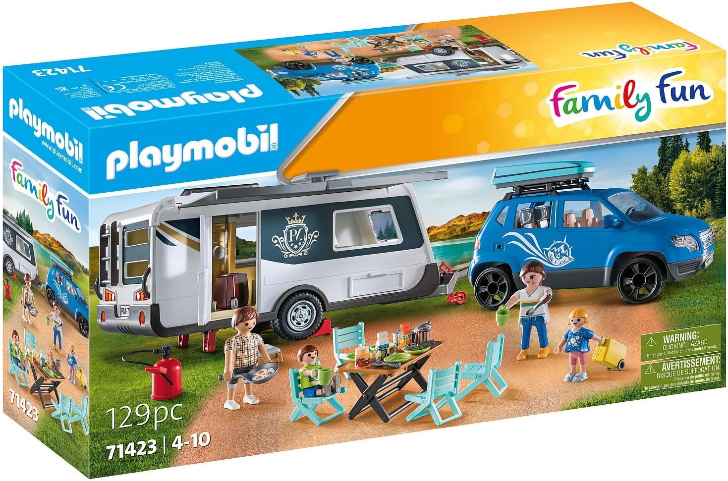 Playmobil Family Fun Samochód z przyczepą kempingową 71423