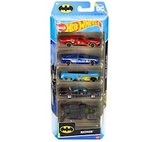 Hot Wheels Samochodziki 5-Pak Batman HLY68