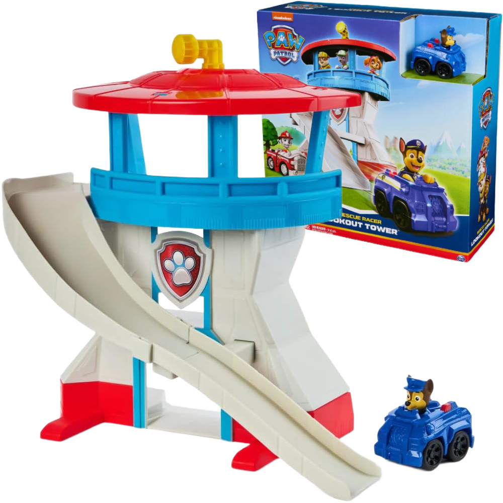 Psi Patrol Baza Obserwacyjna Wieża Centrum Dowodzenia z pojazdem Chase 6069363