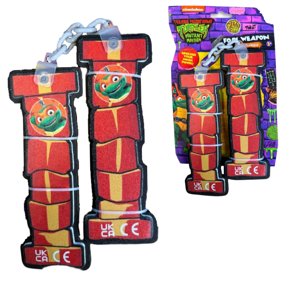 Wojownicze Żółwie Ninja Piankowa Broń Nunczako Michelangelo 46270M