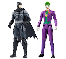 DC Figurka Batman w czarno-niebieskiej zbroi w okularach 28 cm + Joker 28 cm