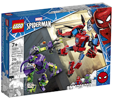 Lego Marvel Bitwa mechów Spider-Mana i Zielonego Goblina 76219