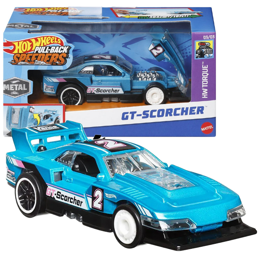 Hot Wheels Pull-Back GT-Scorcher HPR81