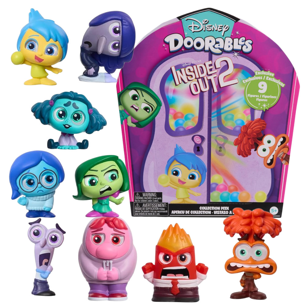 Disney Doorables Inside Out 2 W Głowie się Nie Mieści 2 Zestaw Figurek 44864