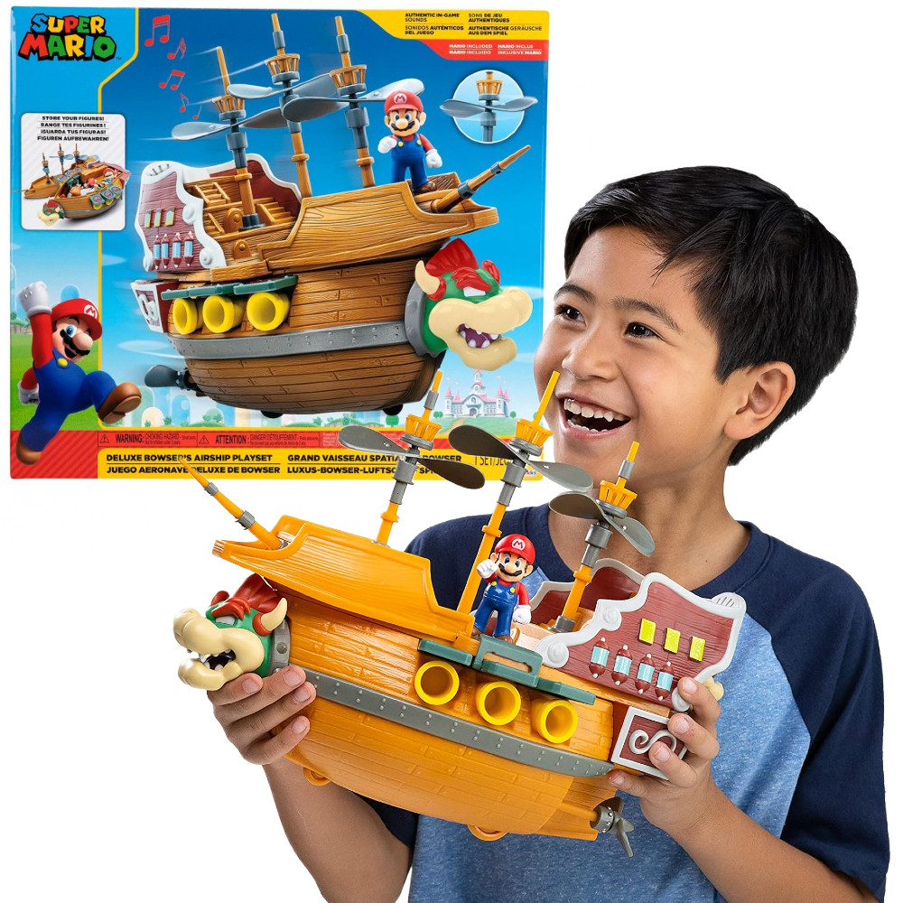 Super Mario Zestaw Latający Statek Bowser'a 404294