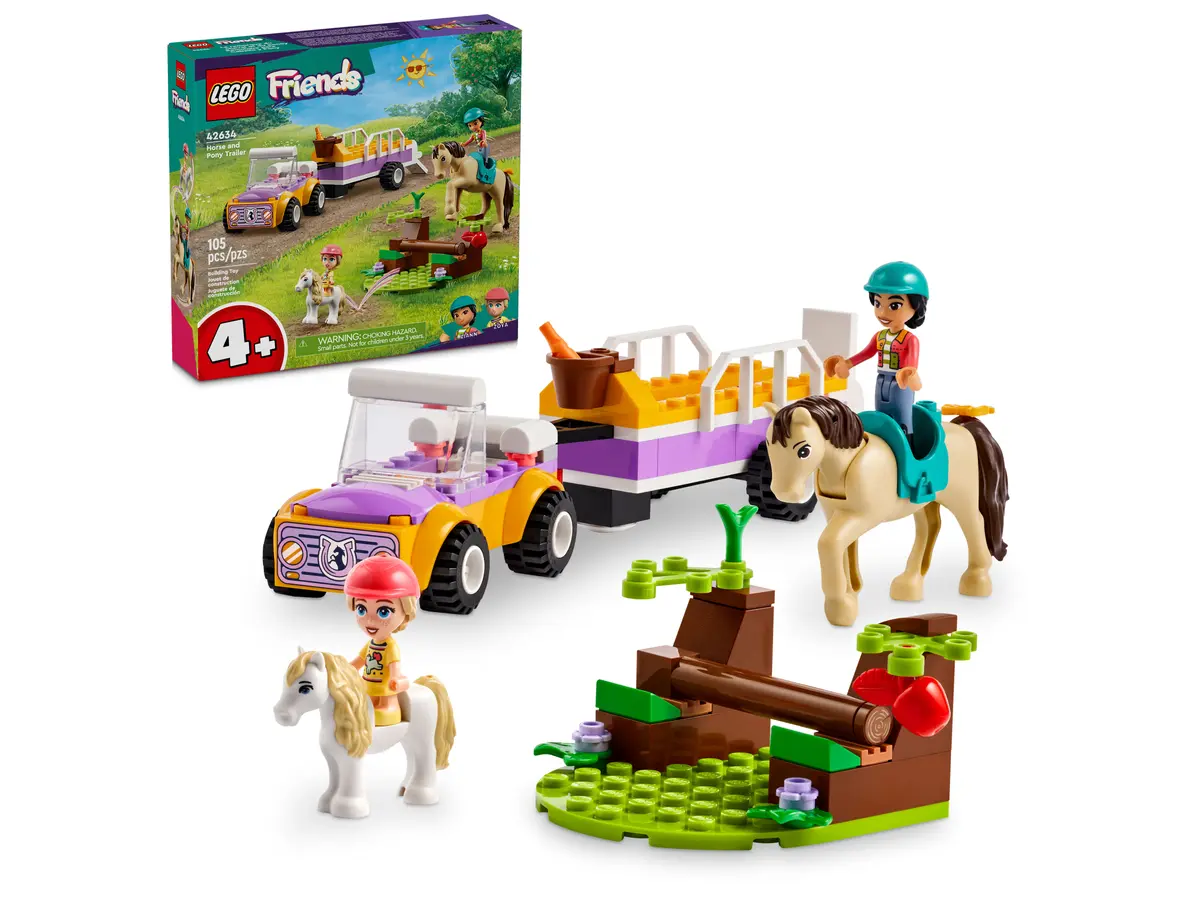 Lego Friends Przyczepka dla Konia i Kucyka 42634