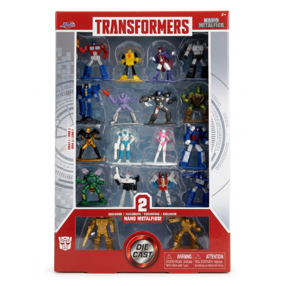 Jada Transformers Zestaw Nano Metalfigs 18 Figurek 33784