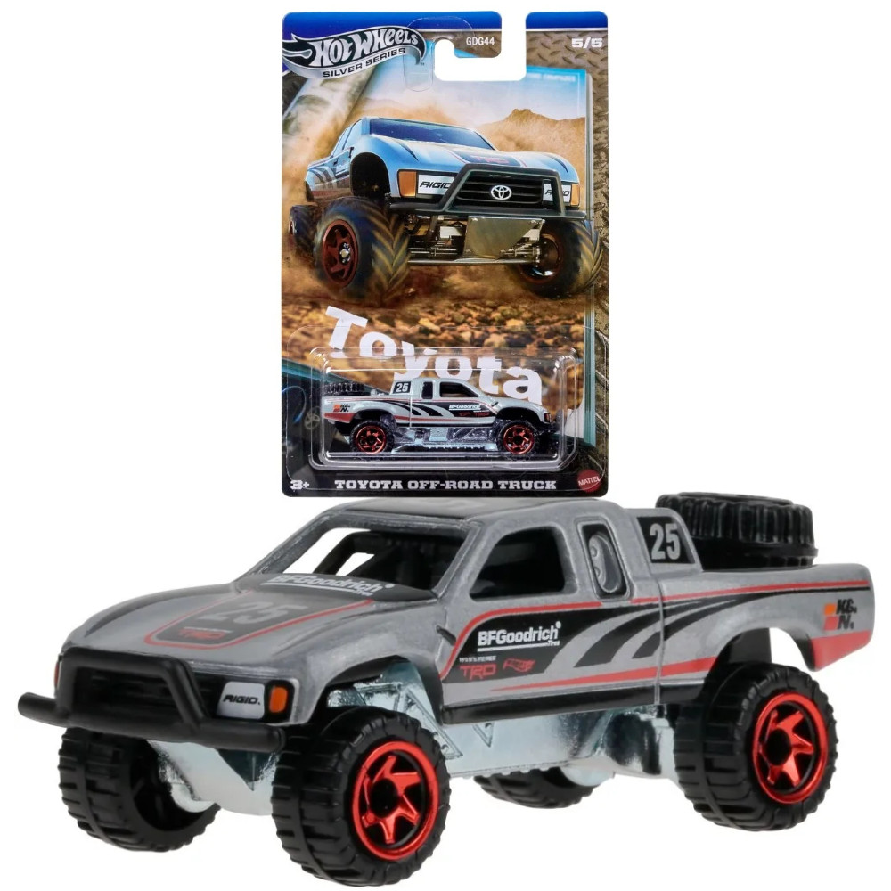 Hot Wheels Silver Series Toyota Off-Road Truck JCB75
