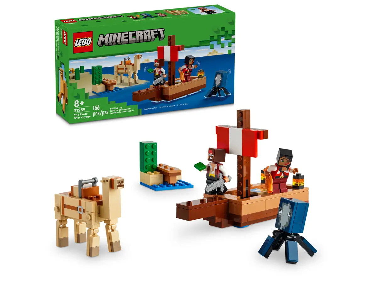 Lego Minecraft Rejs Statkiem Pirackim 21259