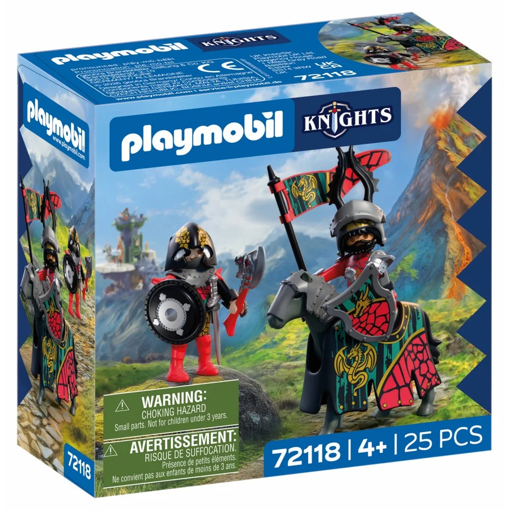 Playmobil Knights Przywódca Rycerzy Herbu Smok 72118