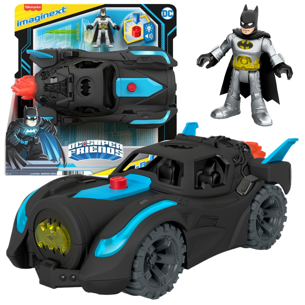 Fisher-Price DC Super Friends Batmobil + Batman HGX96 