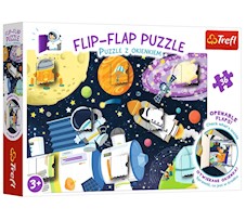 Trefl Puzzle Flip-flap puzzle z okienkiem- Kosmos  36 el. 14272