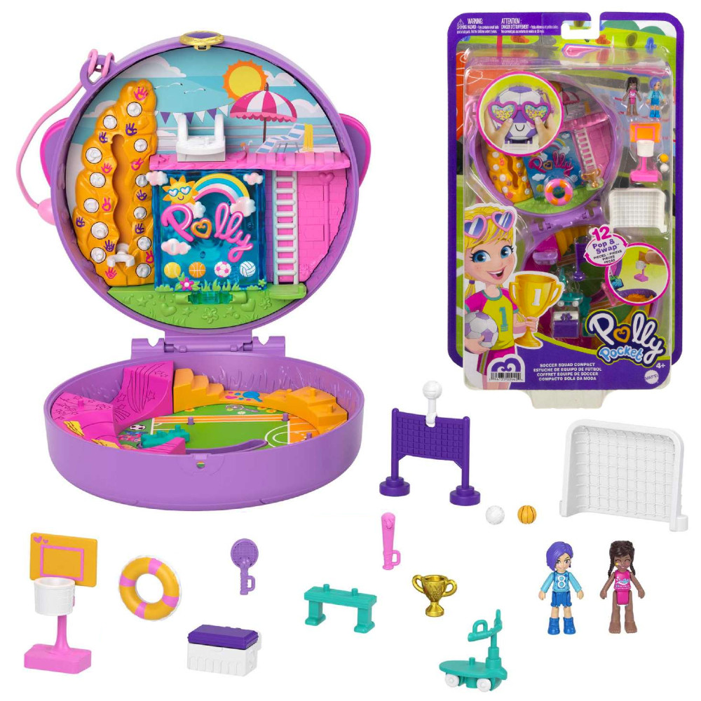 Mattel Polly Pocket Zesatw Piłkarska Przygoda HCG14 