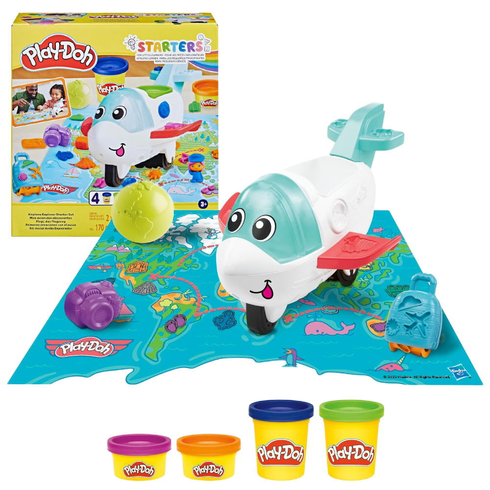 Play-Doh Ciastolina Zestaw Małego Odkrywcy Samolot F8804